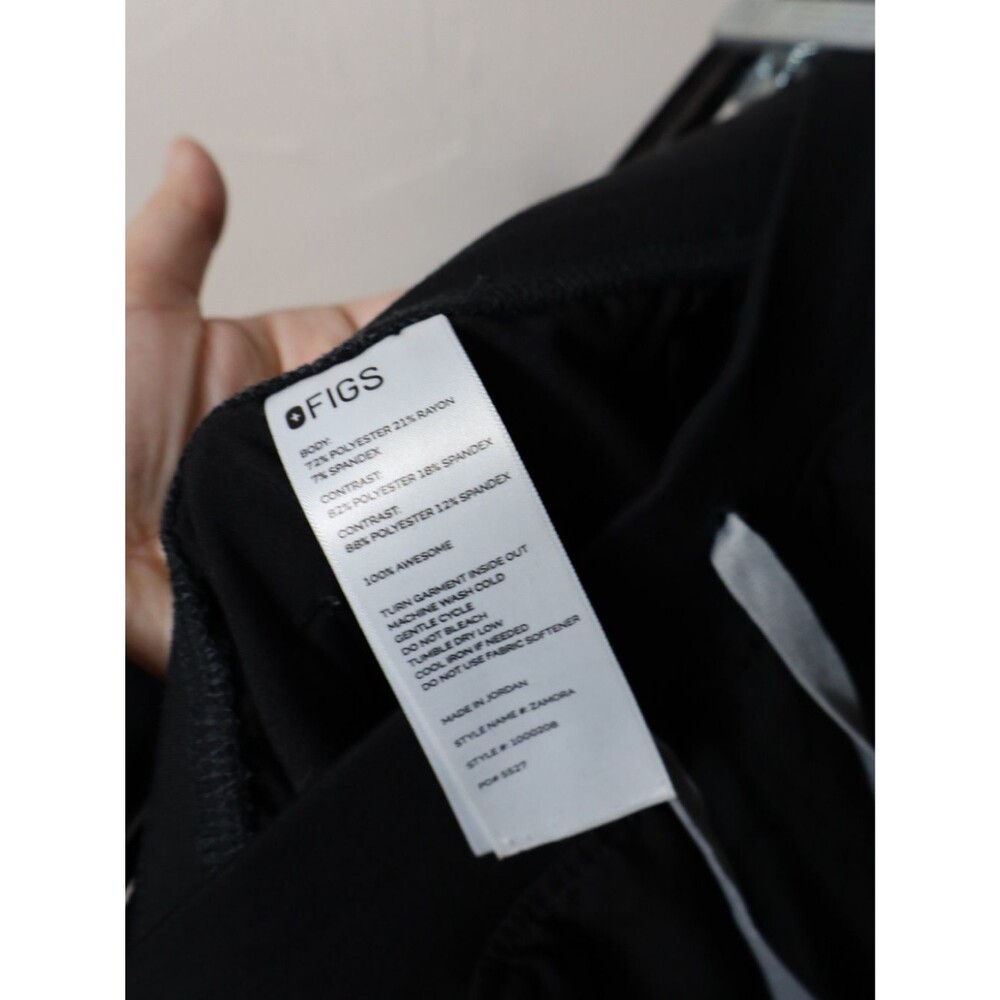 FIGS Zamora Jogger Scrub Pants In Black Size Woman's XS - Picture 7 of 9
